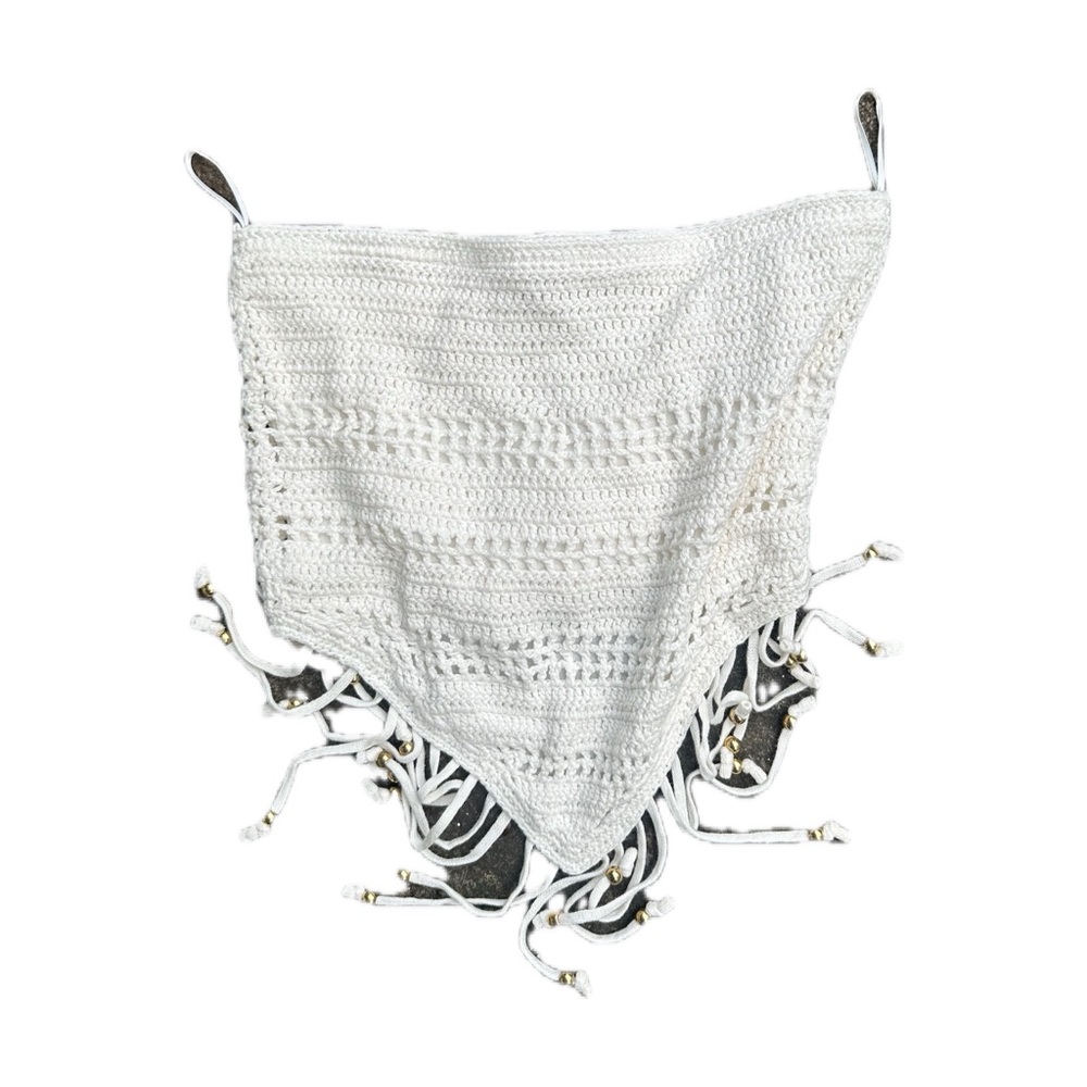 PacSun White Crochet Crop Top
